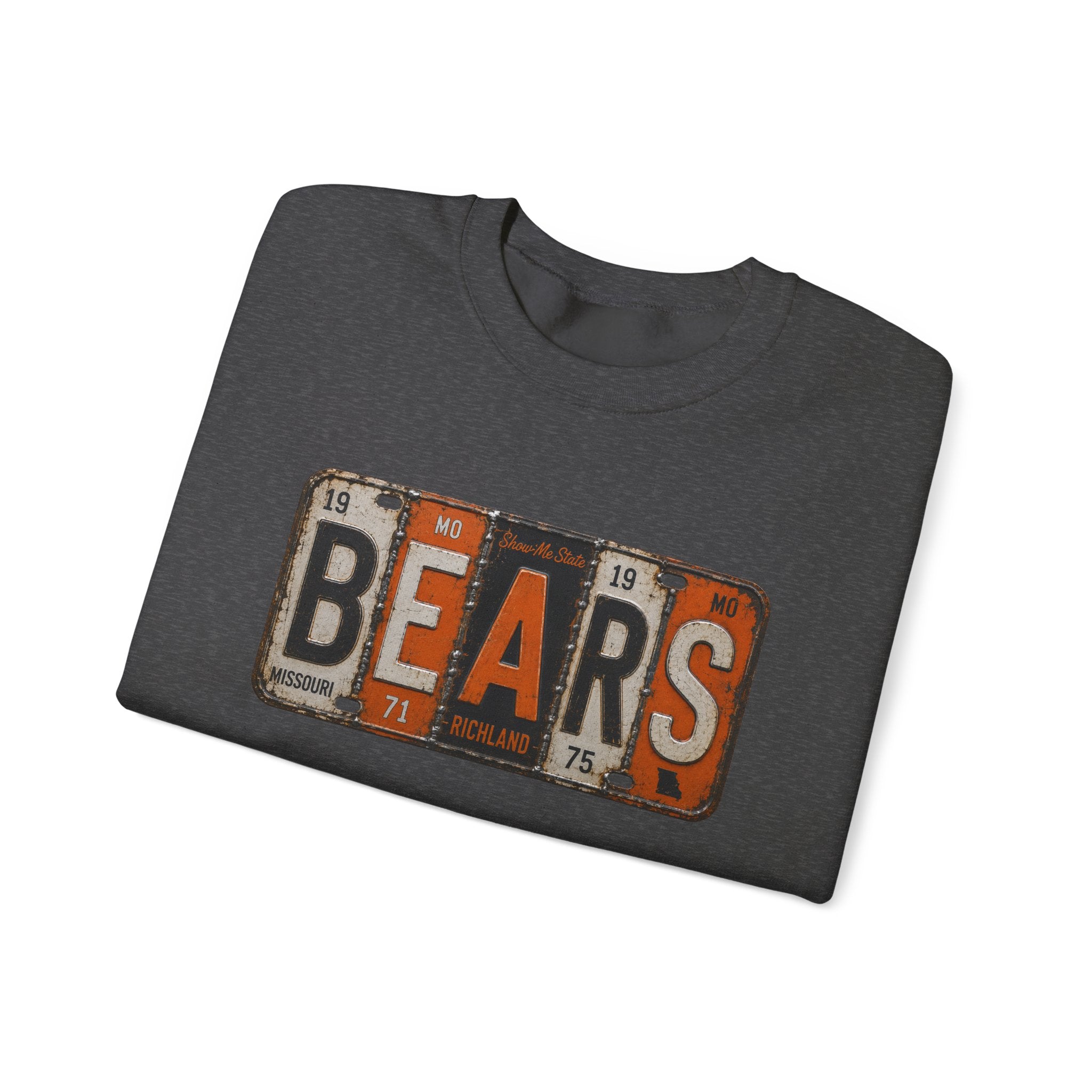 Richland Bears Vintage Plate Crewneck Sweatshirt