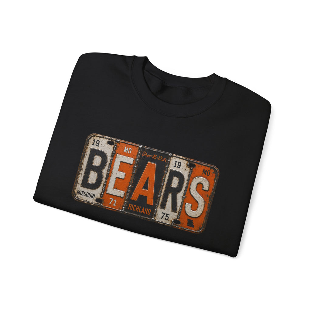 Richland Bears Vintage Plate Crewneck Sweatshirt