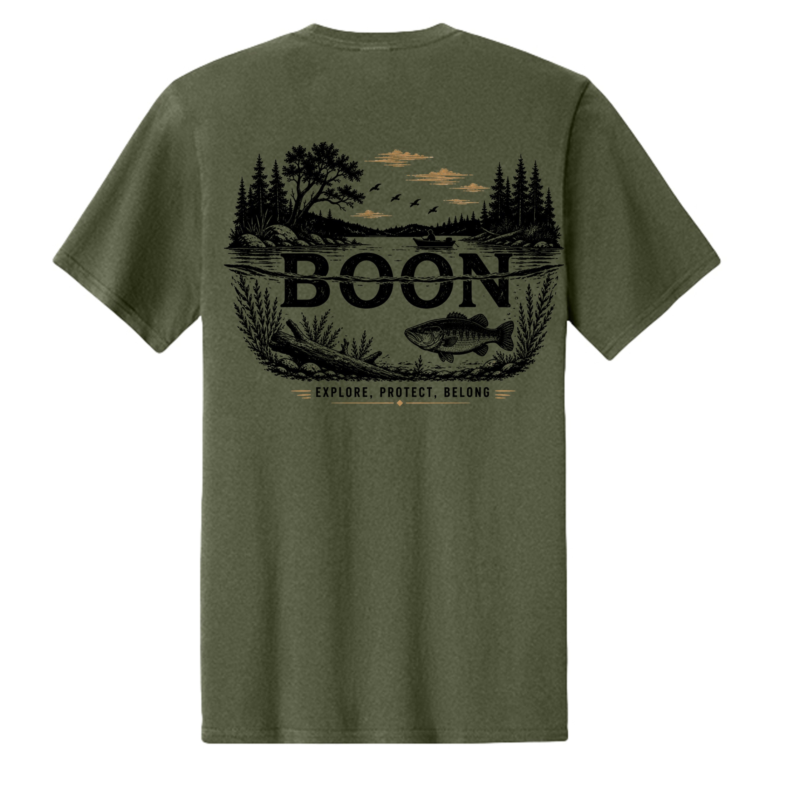 Olive Drab Green - PC43 - BACK